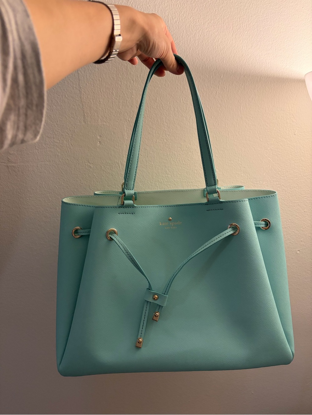 kate spade New York Turquoise Tote Bag